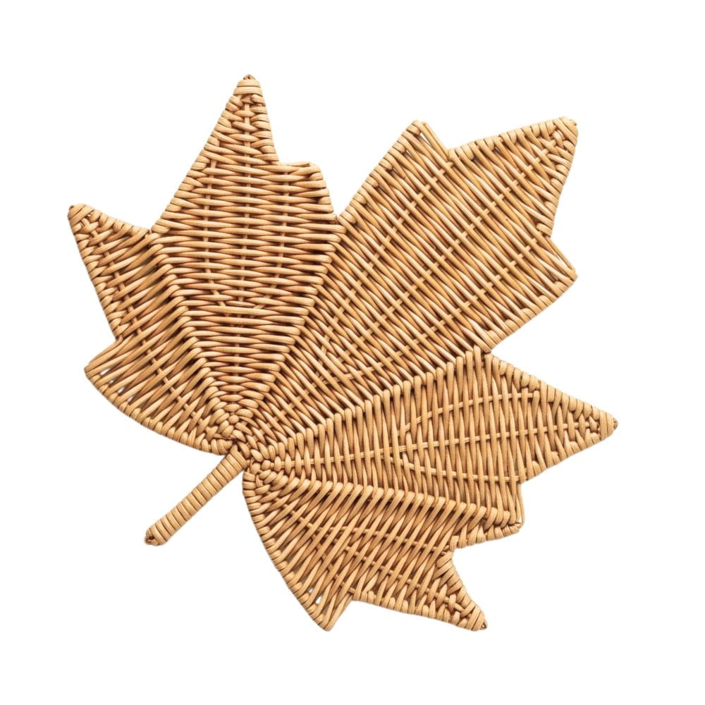 Maple Leaf Wall Table Decor, rattan kids furniture, wholesale, bulk