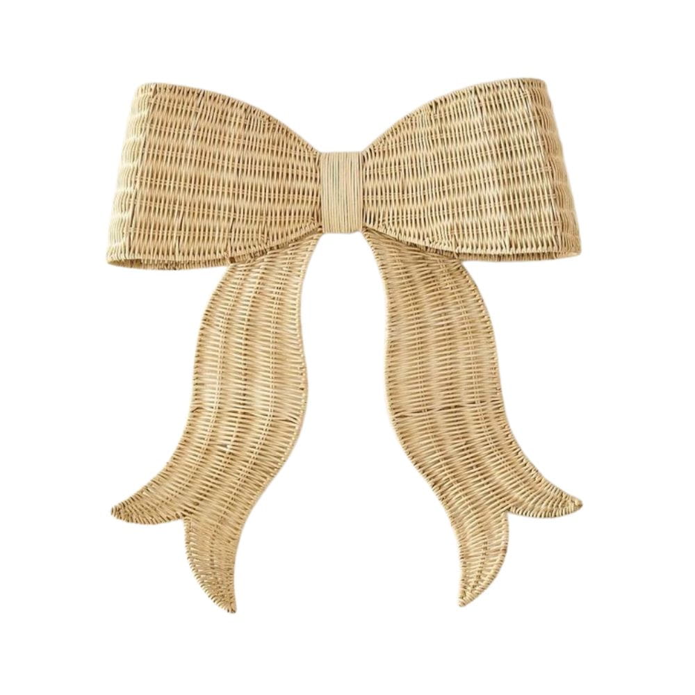 Rattan Bow for Wall Decor, rattan kids furniture, wholesale, bulk