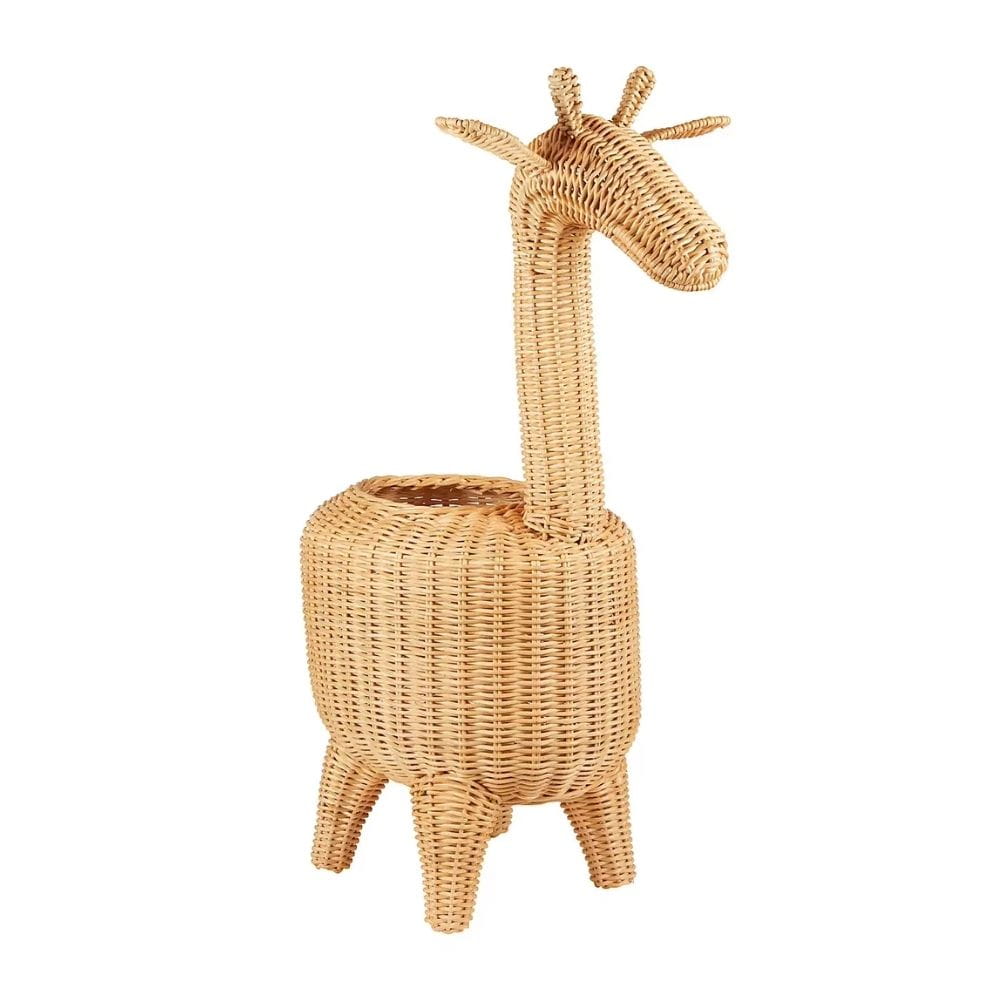 Rattan Giraffe Basket Kids Room, rattan kids basket, rattan kids toys, rattan kids furniture, wholesale, bulk