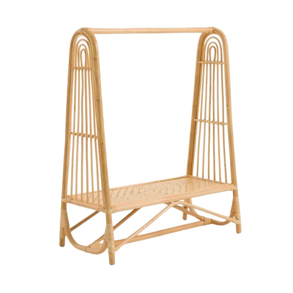 Rattan Kids Dress Up Rack, rattan kids furniture, wholesale, bulk