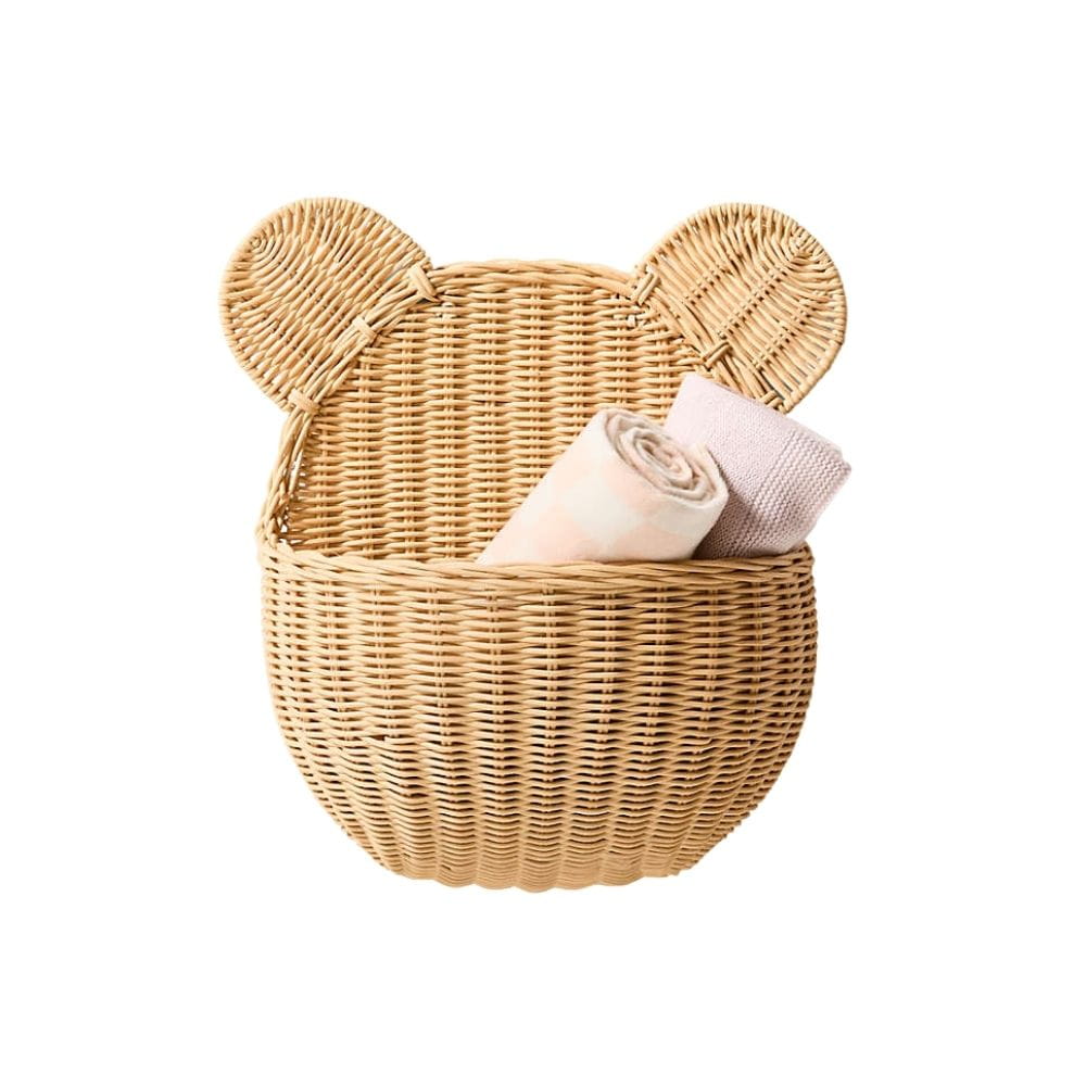 Rattan Kids Wall Basket, rattan kids basket, rattan kids toys, rattan kids furniture, wholesale, bulk