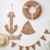 Rattan Maritime Theme Set Wall Decor, rattan kids furniture, wholesale, bulk