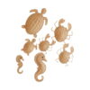Rattan Ocean Animals Wall Decor, rattan kids toys, rattan kids furniture, wholesale, bulk