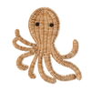 Rattan Octopus Wall Decor Toddler Room, rattan kids furniture, wholesale, bulk
