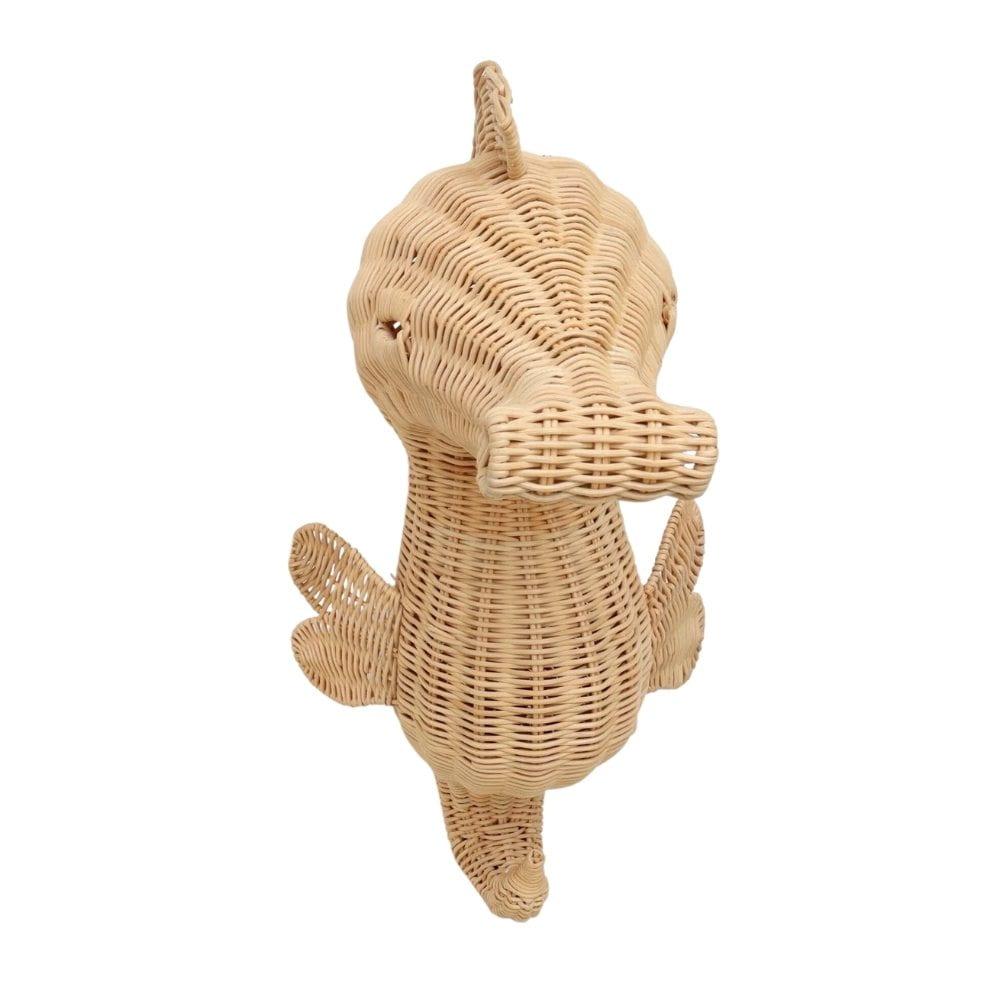 Rattan Seahorse Wall Decor, rattan kids toys, rattan kids furniture, wholesale, bulk