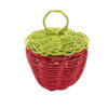 Rattan Strawberry Basket with Lid, rattan kids basket, rattan kids toys, rattan kids furniture, wholesale, bulk