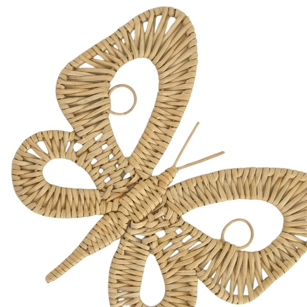 Rattan Wall Decor for Nursery, butterfly, dragonfly, rattan kids furniture, wholesale, bulk