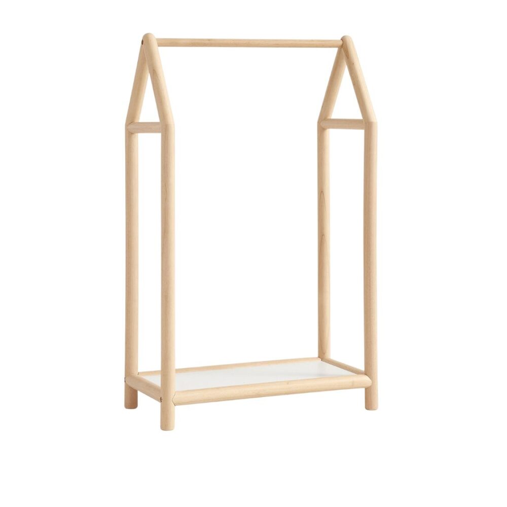 Simple Rattan Kids Clothing Rack, rattan kids furniture, wholesale, bulk