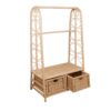 Small Rattan Rack with Storage Compartments, rattan kids furniture, wholesale, bulk