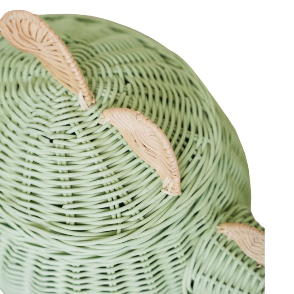 Wicker Dino Storage Basket, rattan kids basket, rattan kids toys, rattan kids furniture, wholesale, bulk