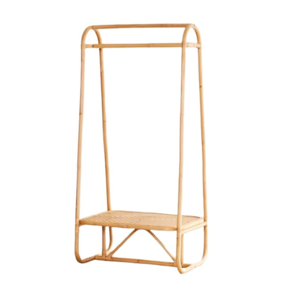Wicker Kids Clothing Rack, rattan kids furniture, wholesale, bulk