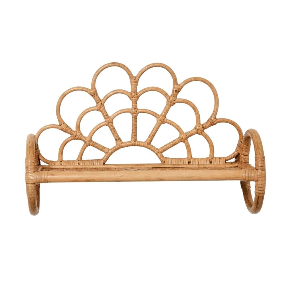 Rattan Kids Bedroom Wall Shelf, rattan kids furniture, wholesale, bulk