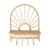 Sun Rattan Wall Shell with Hooks, rattan kids furniture, wholesale, bulk