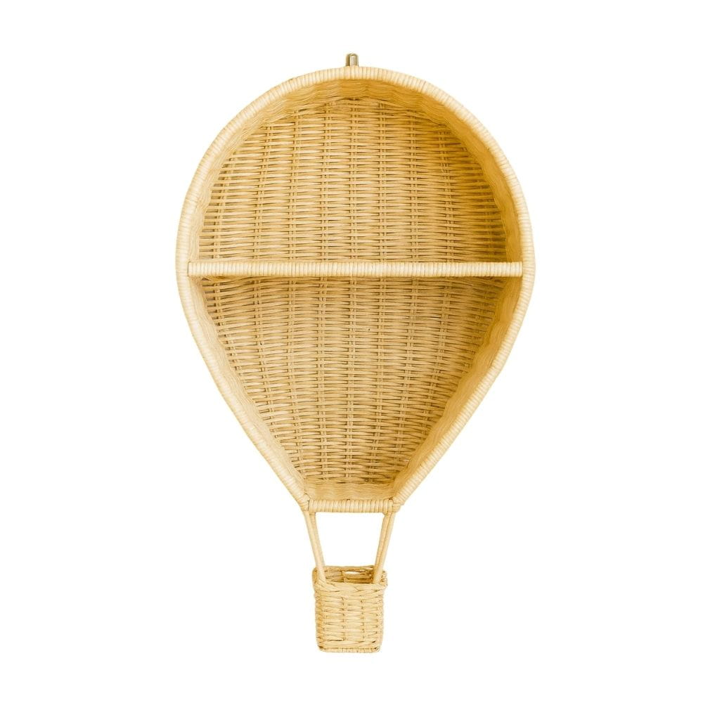 Balloon Rattan Wall Shelf, rattan kids furniture, wholesale, bulk