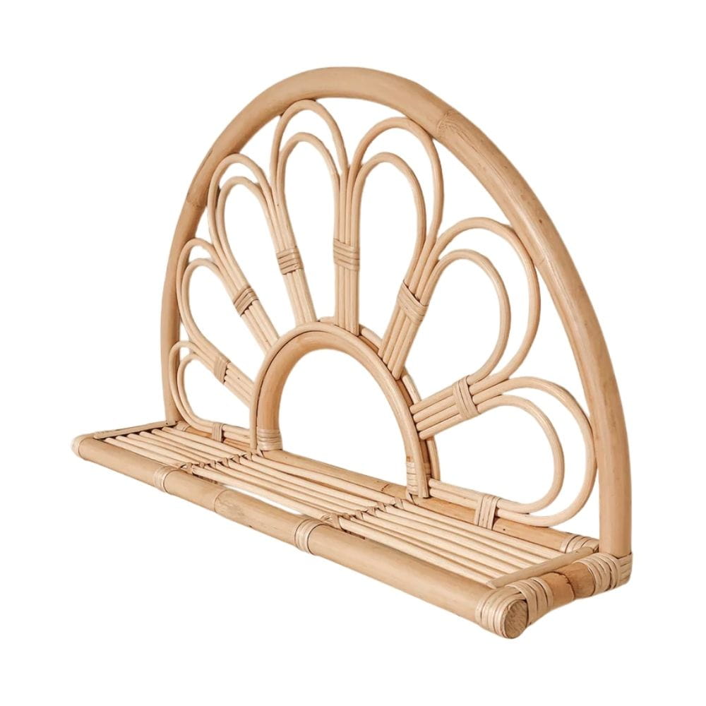 Daisy Rattan Wall Shelf Kids Room, rattan kids furniture, wholesale, bulk