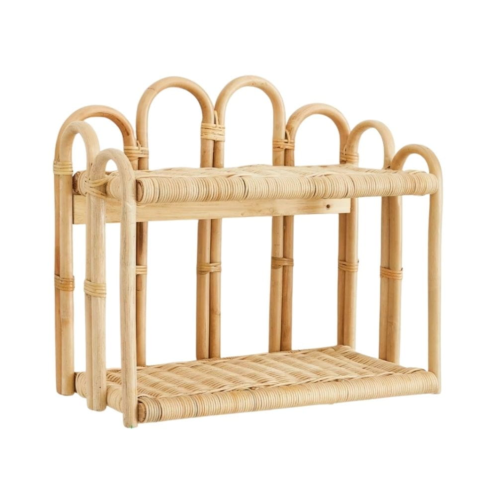 Kids Rattan Wall Books Shelf, rattan kids furniture, wholesale, bulk