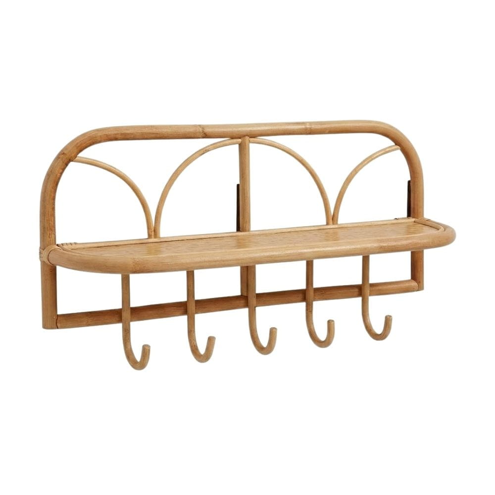 Rattan Hanging Wall Shelf Children's Room, rattan kids furniture, wholesale, bulk