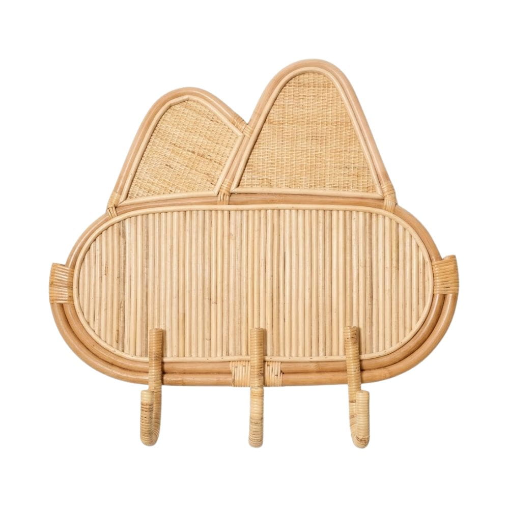 Rattan Kids Wall Hook Hanger, rattan kids furniture, wholesale, bulk