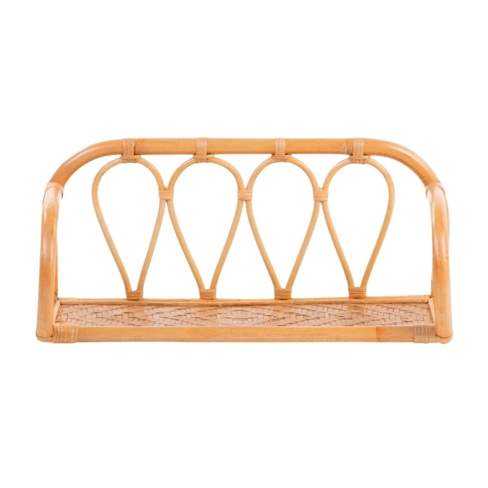 Rattan Kids Wall Shelf Books, rattan kids furniture, wholesale, bulk