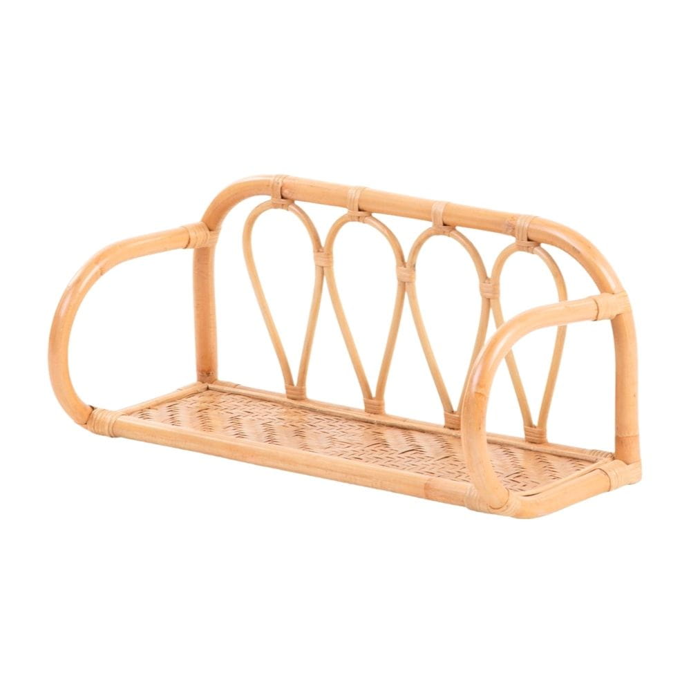 Rattan Kids Wall Shelf Books, rattan kids furniture, wholesale, bulk