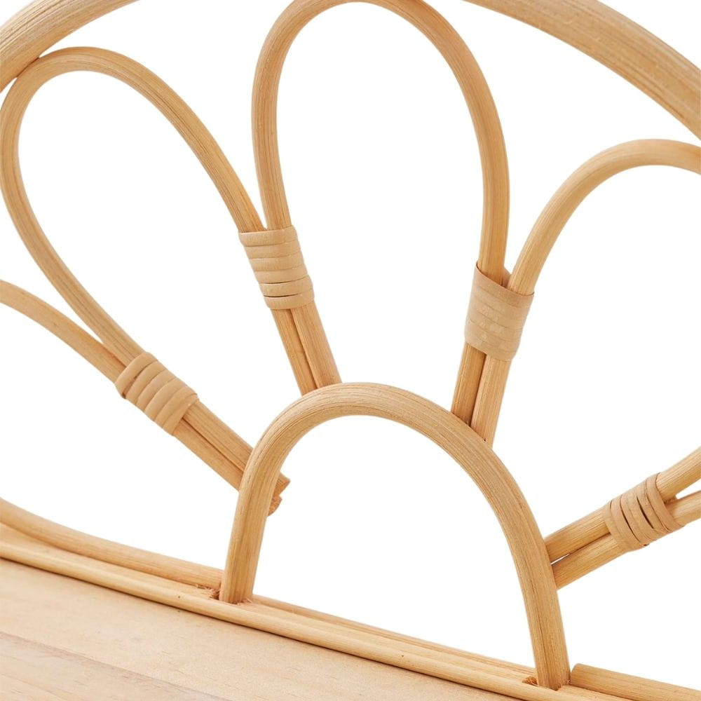 Rattan Small Kids Wall Shelf, rattan kids furniture, wholesale, bulk