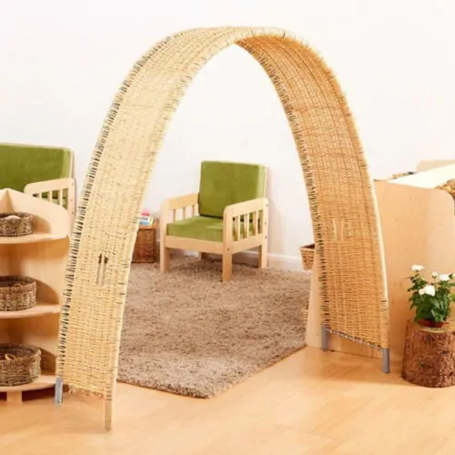 Rattan Kids Play Arch, rattan kids furniture, kids toys, rattan