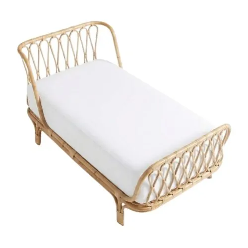 girls rattan single bed, rattan kid's bed, rattan baby cot, rattan kids toys, rattan kids furniture, wholesale, bulk