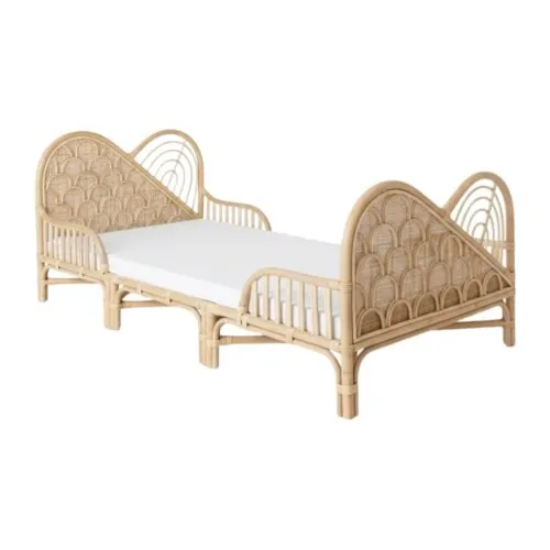 Rattan Kids Full Bed, rattan kid's bed, rattan baby cot, rattan kids toys, rattan kids furniture, wholesale, bulk