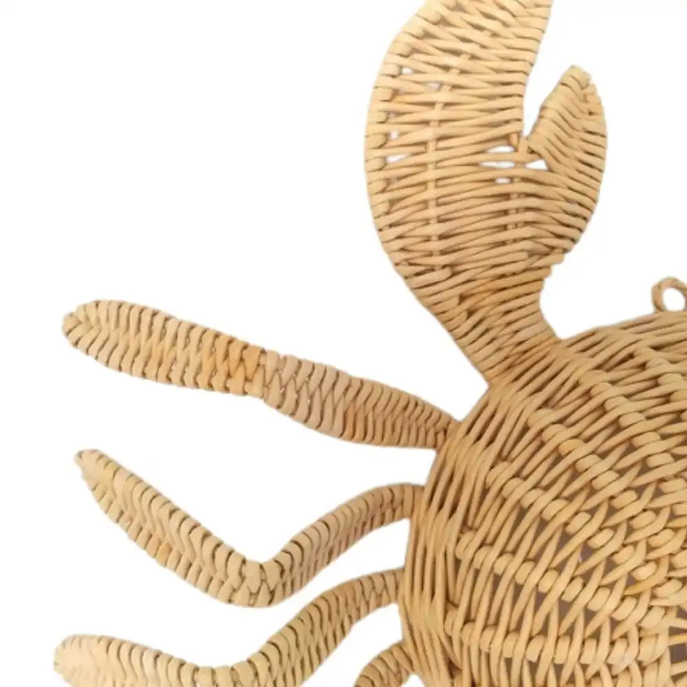 Rattan Crab Nursery Wall Decor, rattan kids toys, rattan kids furniture, wholesale, bulk