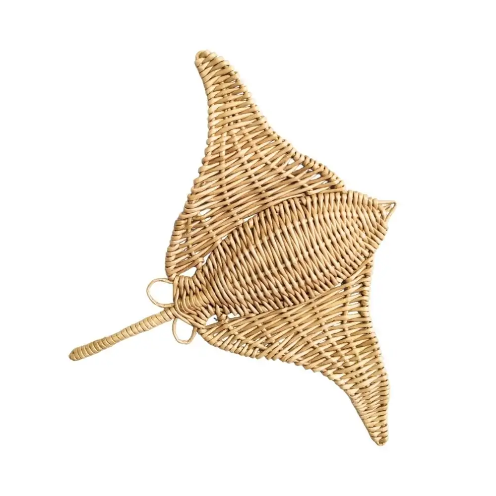Rattan Sea Animals Wall Mounted Decor, rattan kids toys, rattan kids furniture, wholesale, bulk