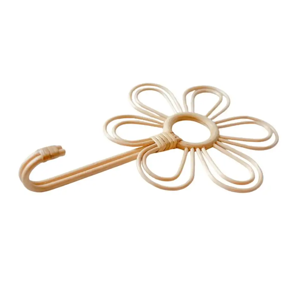 Daisy Rattan Wall Hook Kids Room, rattan kids furniture, wholesale, bulk